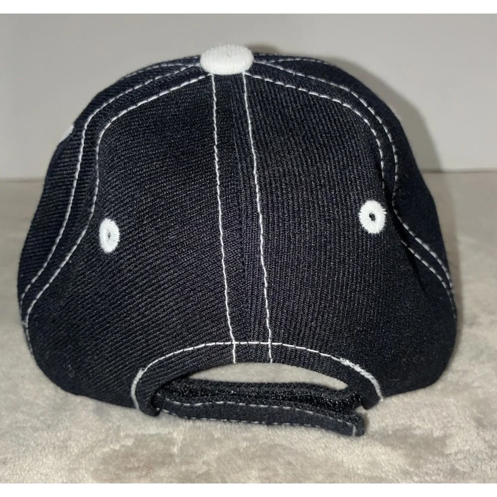Vintage Kids Toddler 2-3Y Helicopter Hat Cap Black Wool Blend Sam's Cap NEW